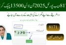 8171 ویب پورٹل 2026 آن لائن 14500 چیک کریں