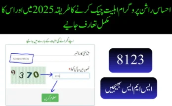 احساس راشن پروگرام اہلیت
