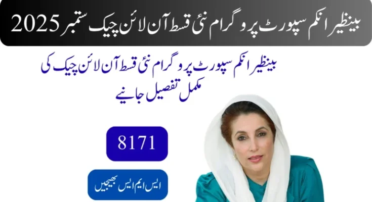 بینظیر انکم سپورٹ پروگرام نئی قسط آن لائن چیک جون 2026